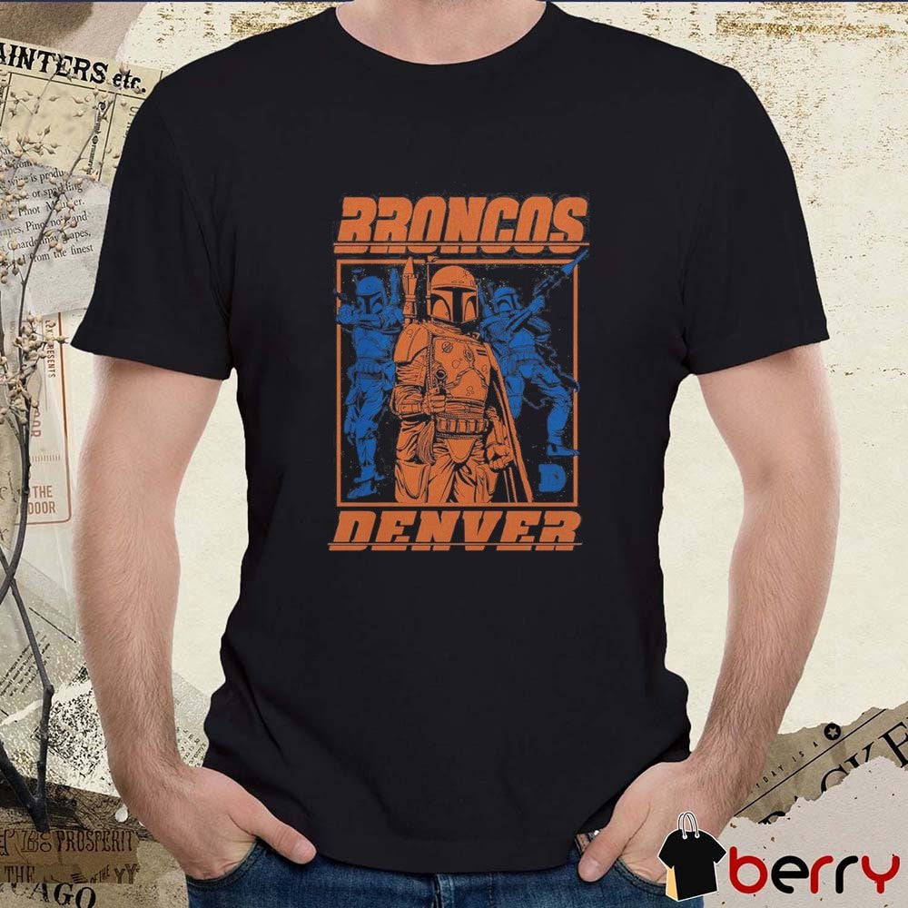 Broncos Denver Boba Fetts George Lucas Broncos Game t-shirt