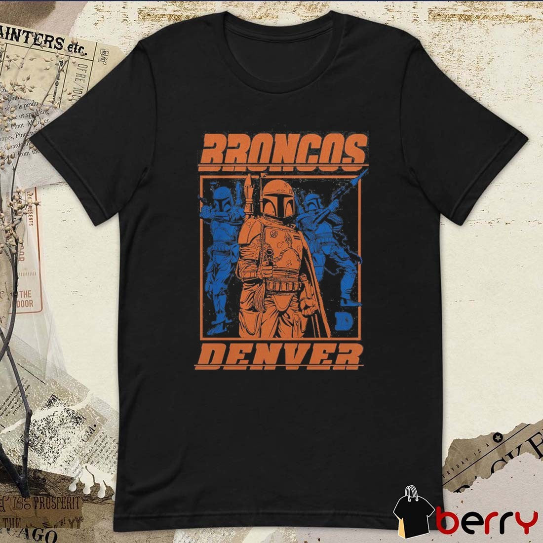 Broncos Denver Boba Fetts George Lucas Broncos Game t-shirt