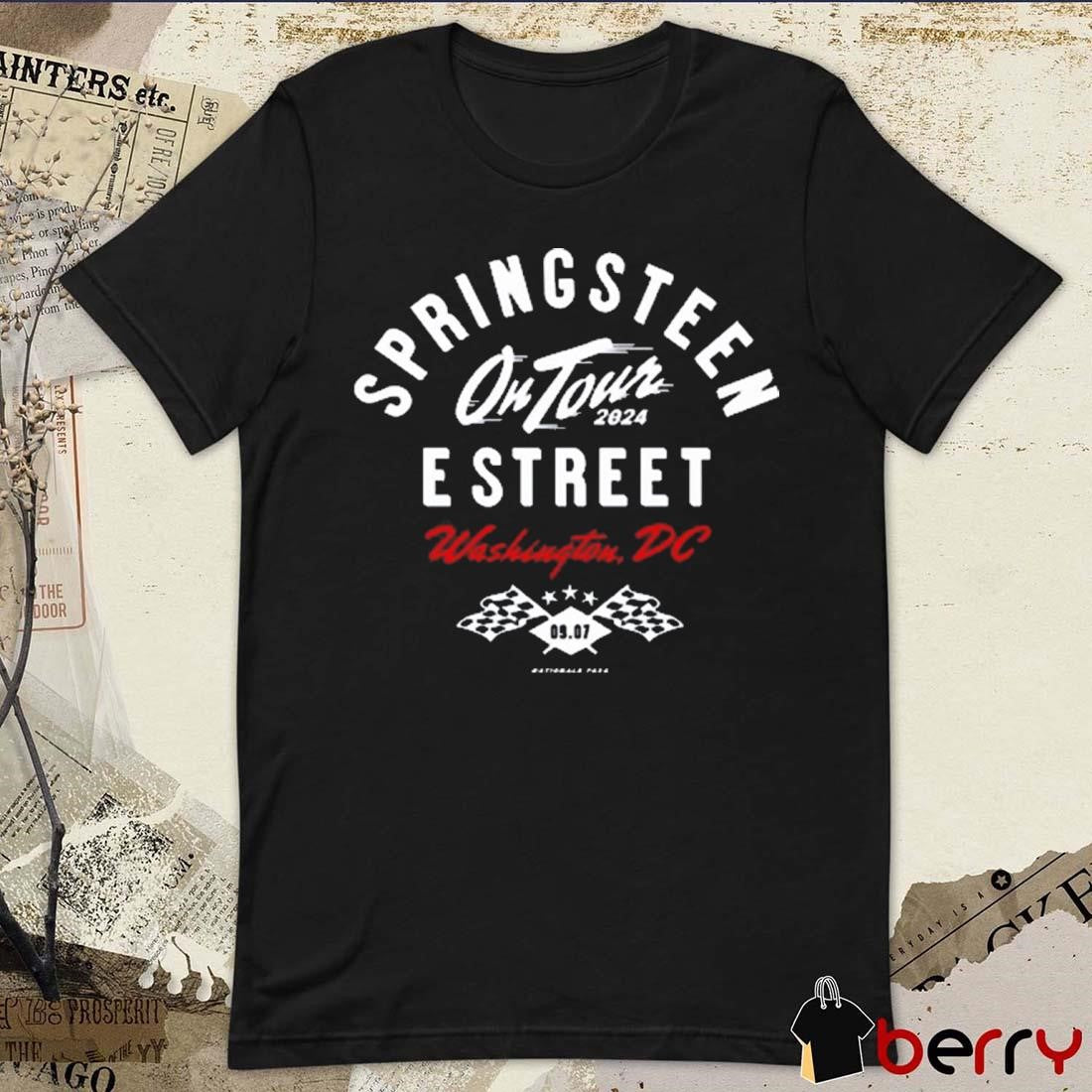 Bruce Springsteen And E Street Band Tour In Washington DC On Sept 7 2024 t-shirt