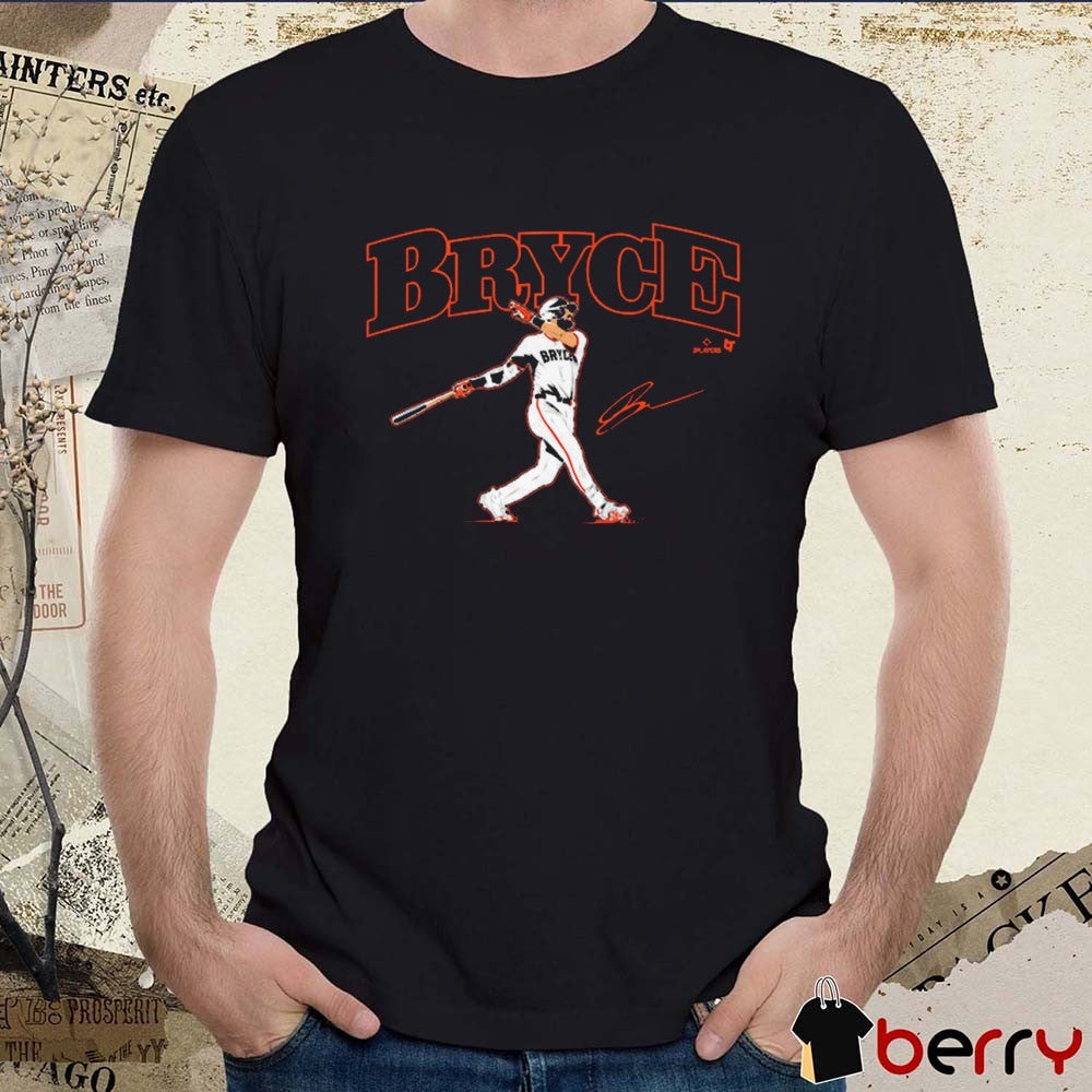 Bryce Eldridge Slugger Swing San Francisco Giants MLB 2025 Signature t-shirt