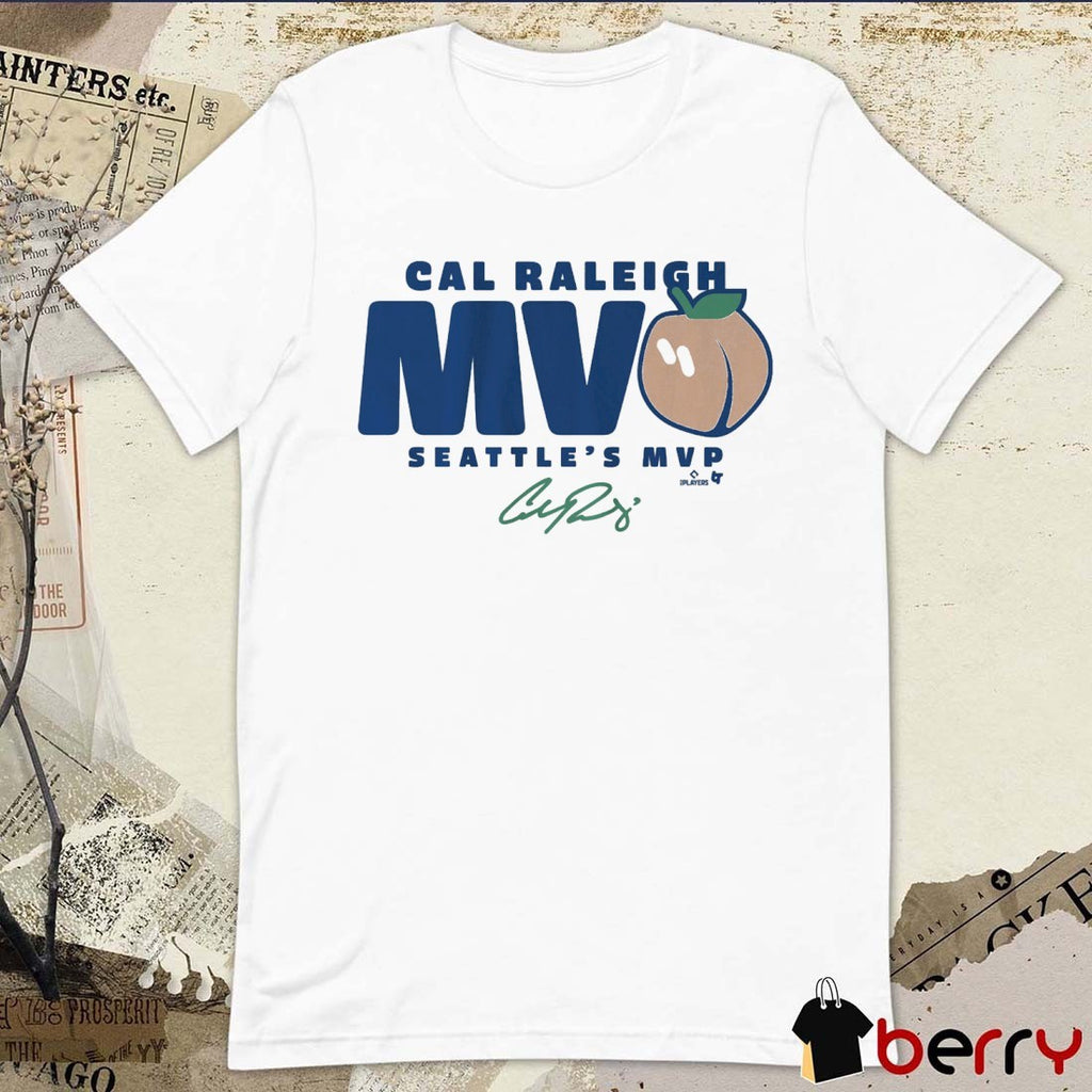 Cal Raleigh Seattle’s MVPeach Seattle Mariners MLB Signature t-shirt