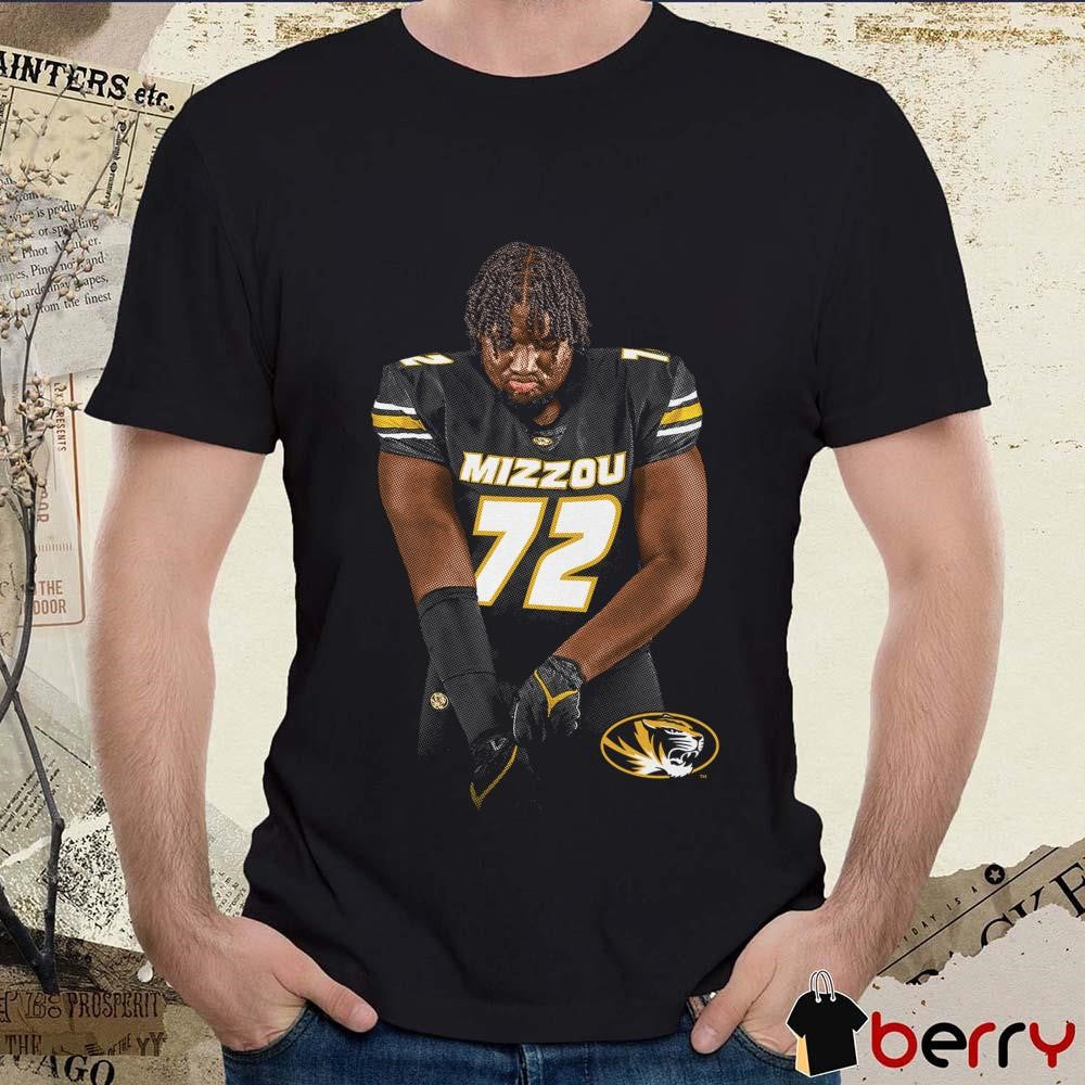 Caleb Pyfrom Missouri Tigers Profile Graphic t-shirt