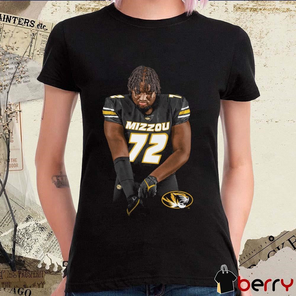 Caleb Pyfrom Missouri Tigers Profile Graphic t-shirt