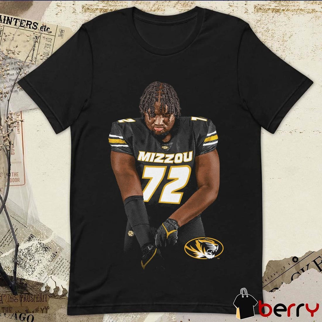 Caleb Pyfrom Missouri Tigers Profile Graphic t-shirt