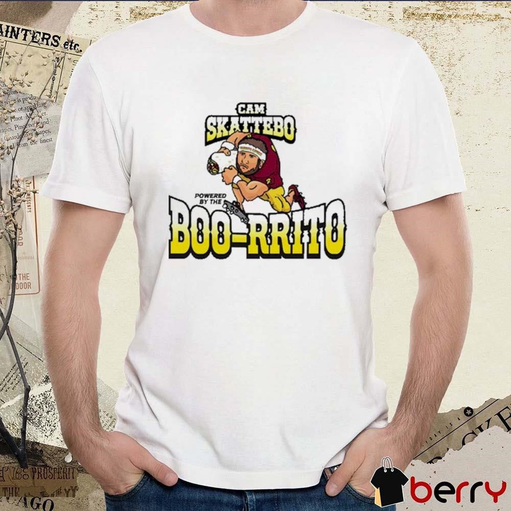 Cam Skattebo Boo-rrito Arizona State Sun Devils Caricature t-shirt