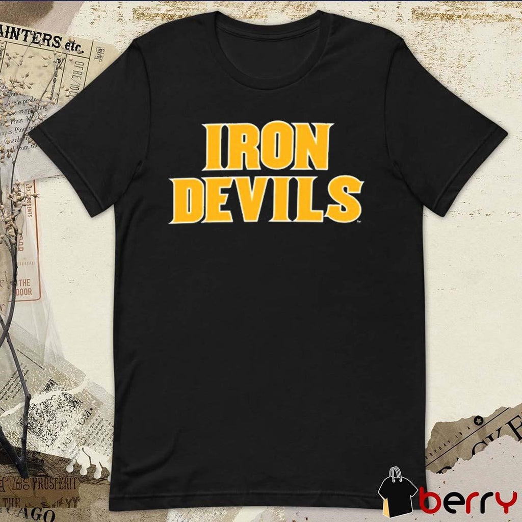 Cam Skattebo Wearing ASU Arizona State Sun Devils Iron Devils t-shirt