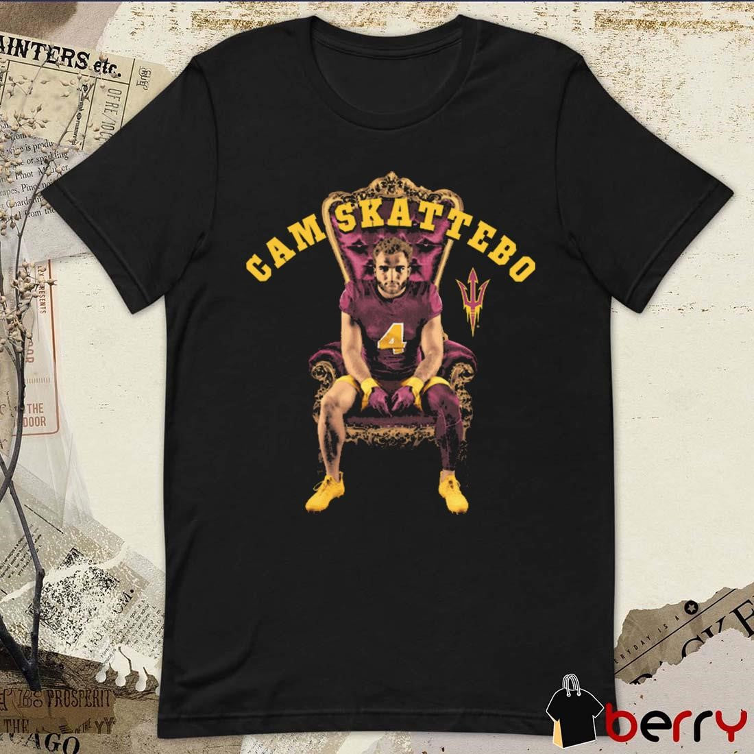 Cameron Skattebo Arizona State Sun Devils King Cam Crew Graphic t-shirt