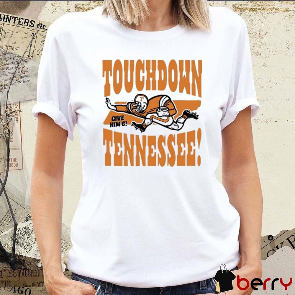 Candace Parker Wearing Touchdown Tennessee Give Him 6 t-shirt