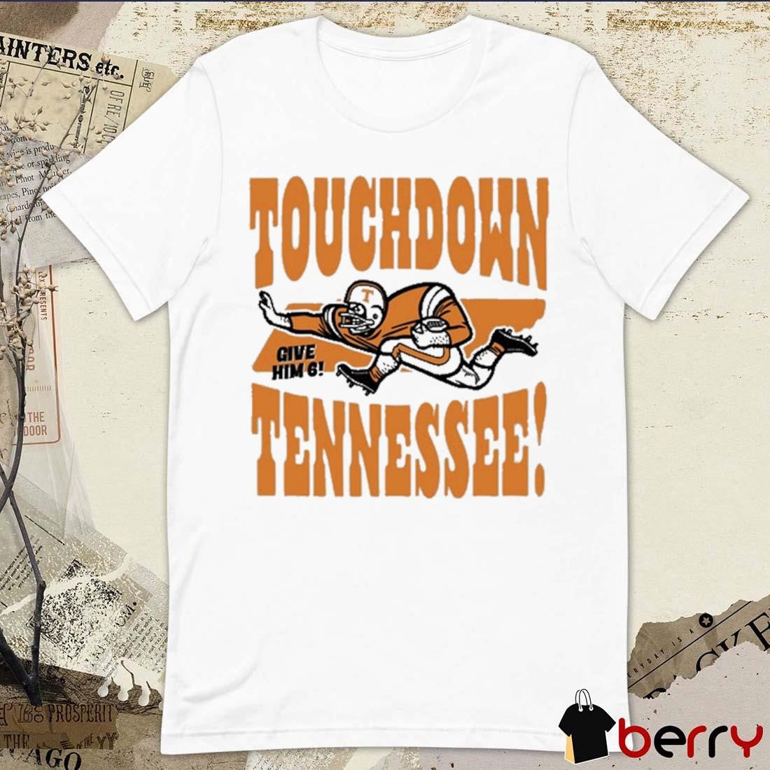 Candace Parker Wearing Touchdown Tennessee Give Him 6 t-shirt