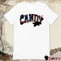 Candy Flipping America Flag t-shirt