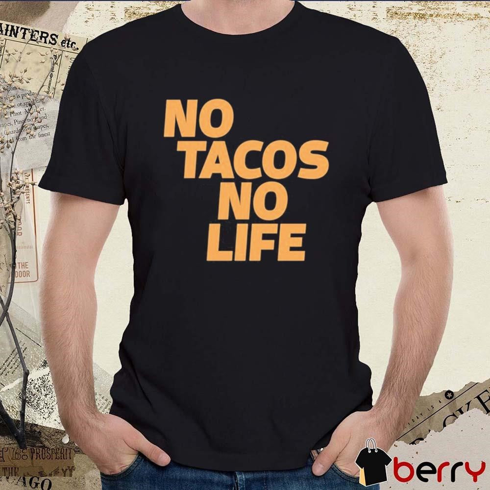 Canelo Alvarez Wearing No Tacos No Life t-shirt