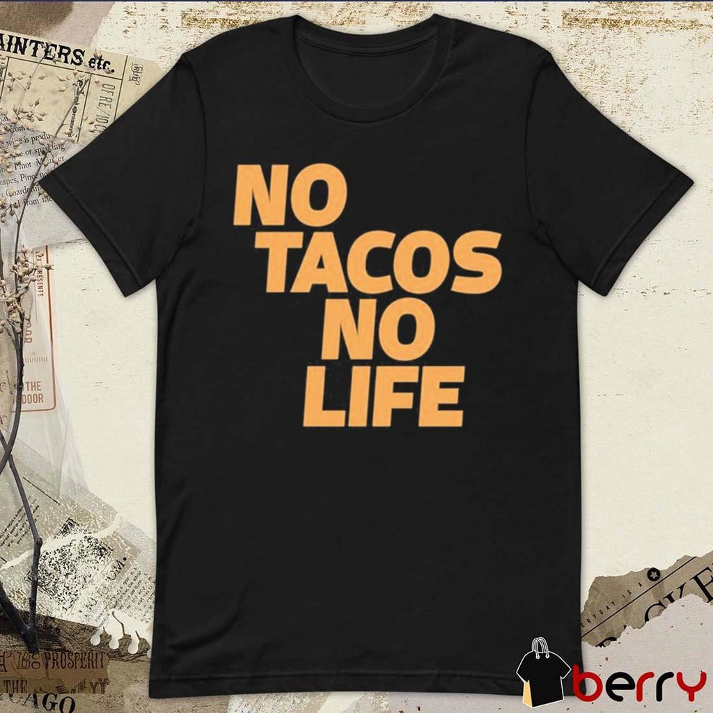 Canelo Alvarez Wearing No Tacos No Life t-shirt