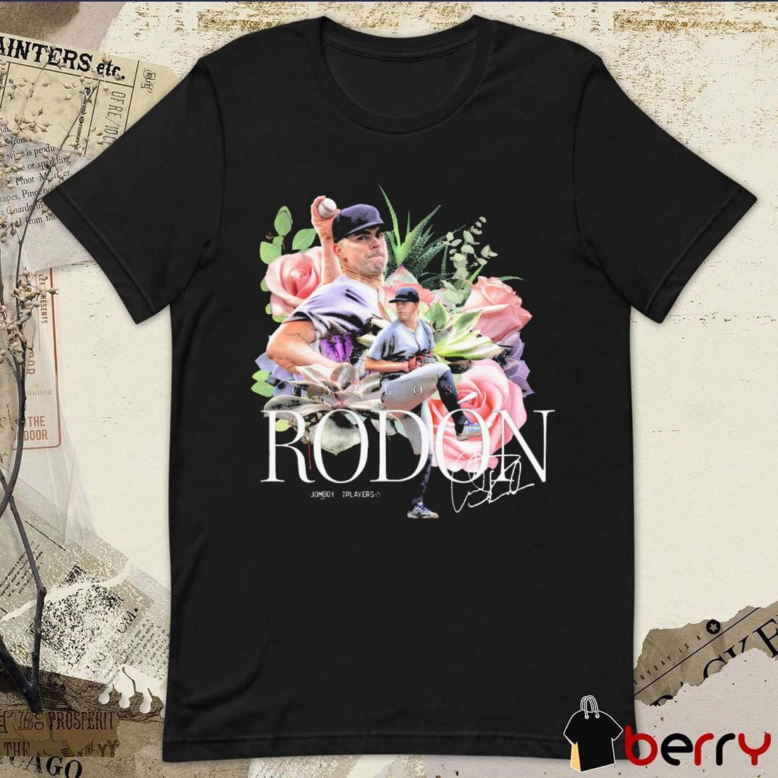 Carlos Rodón New York Yankees MLB Signature t-shirt