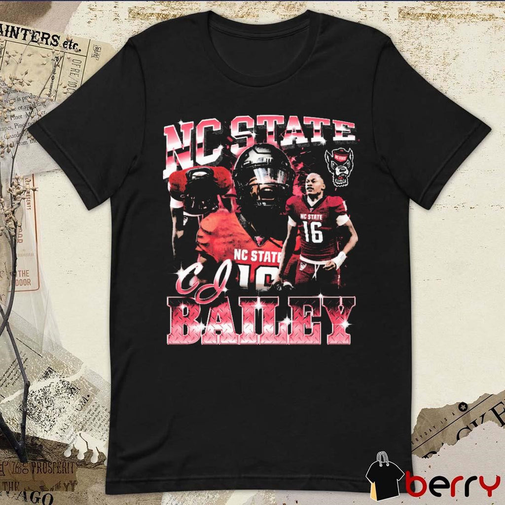 Cedrick Bailey NC State Wolfpack 90s Graphic t-shirt