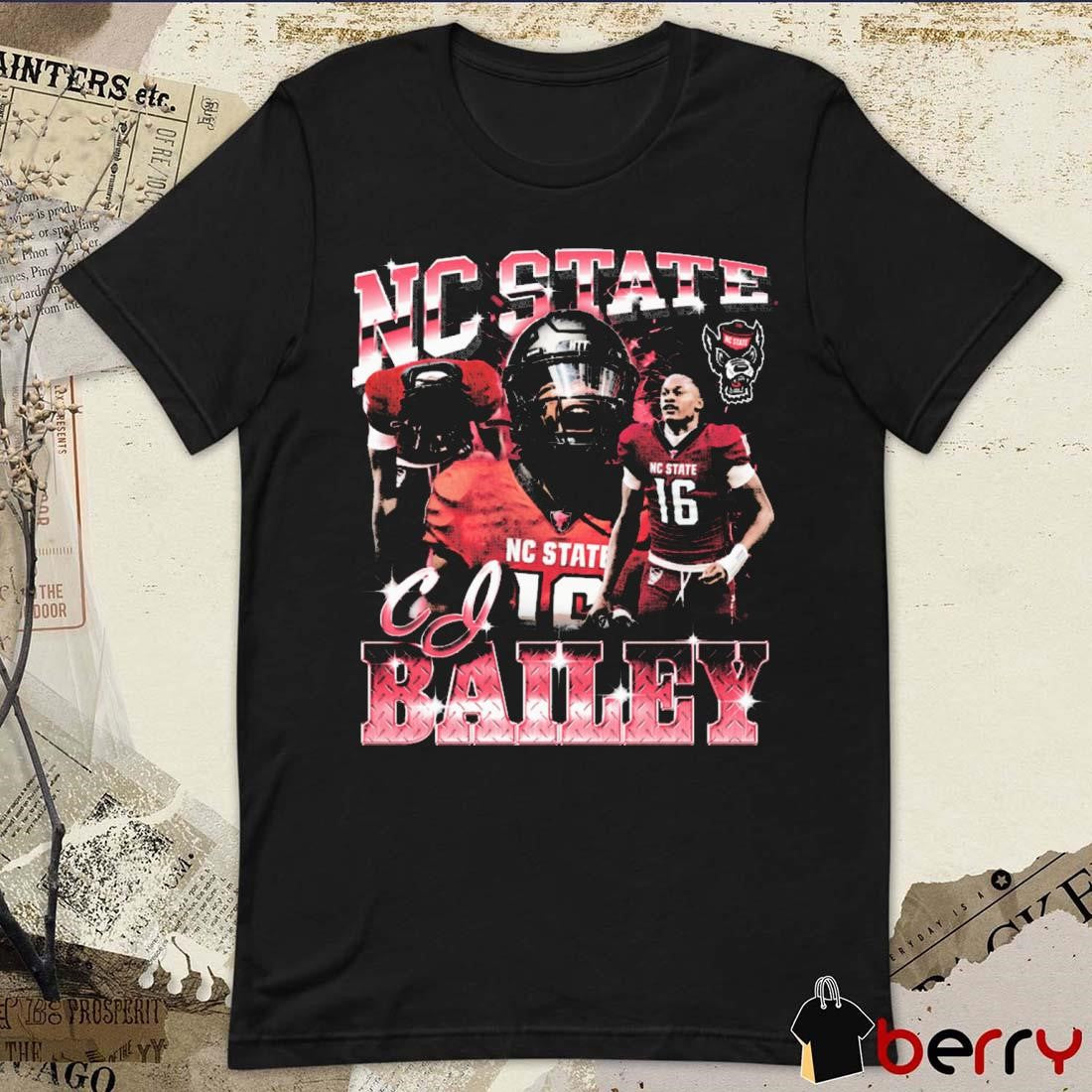 Cedrick Bailey NC State Wolfpack 90s Graphic t-shirt