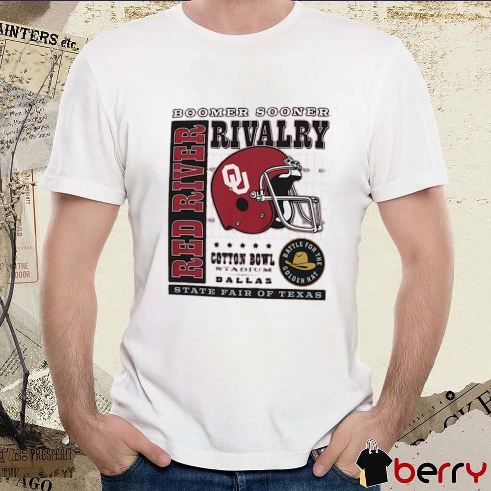 Champion Crimson Oklahoma Sooners Red River Rivalry Slogan Boomer Sooner t-shirt