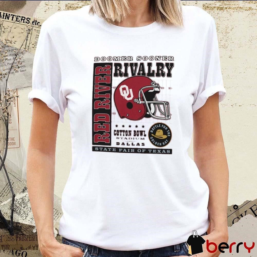 Champion Crimson Oklahoma Sooners Red River Rivalry Slogan Boomer Sooner t-shirt