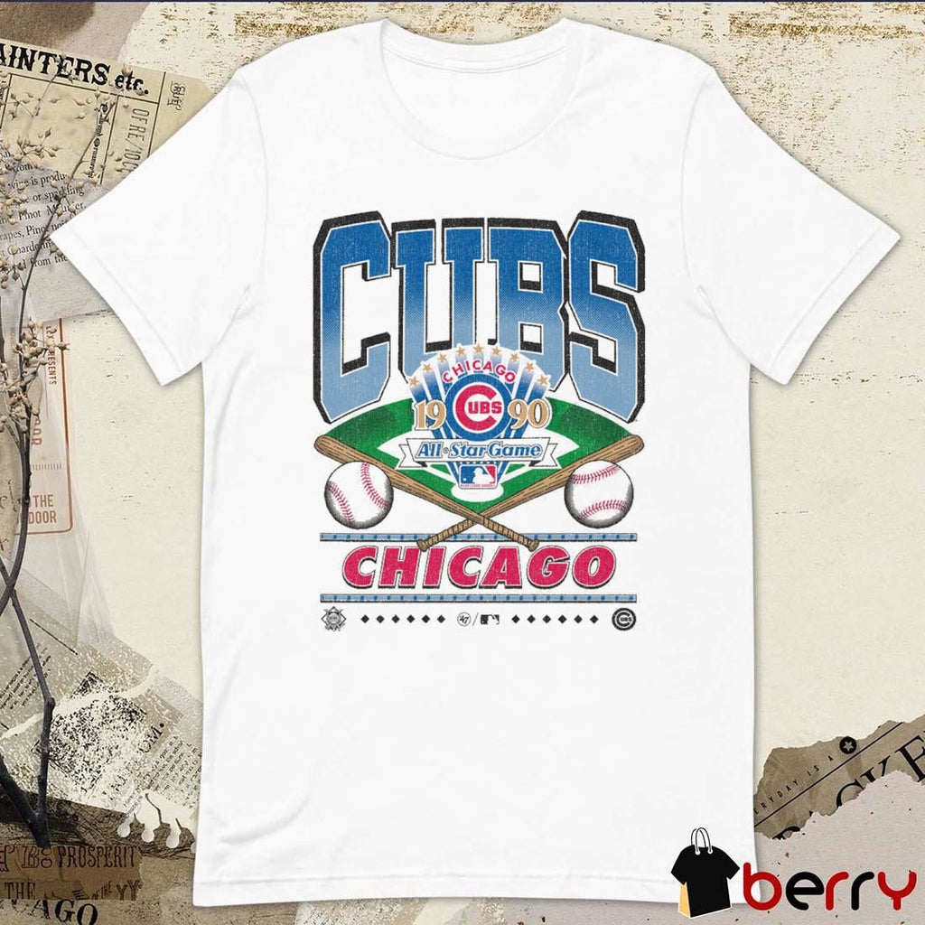 Chicago Cubs MLB Straight Shot 1990 All Star Game Vintage t-shirt