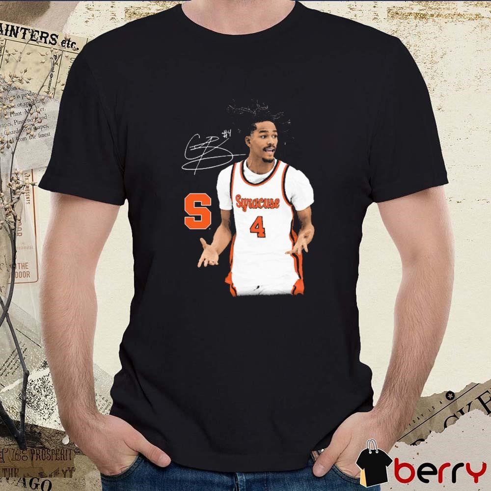 Chris Bell Syracuse Orange Portrait Signature t-shirt