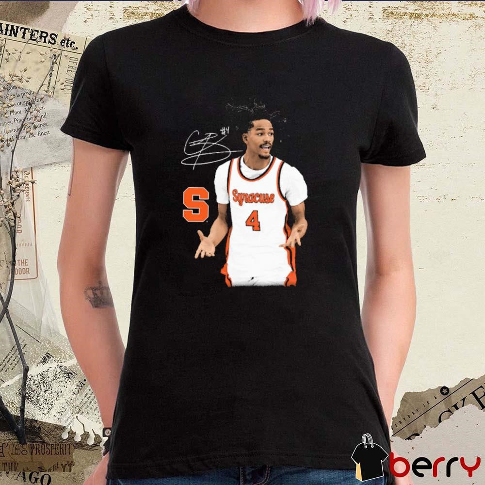 Chris Bell Syracuse Orange Portrait Signature t-shirt