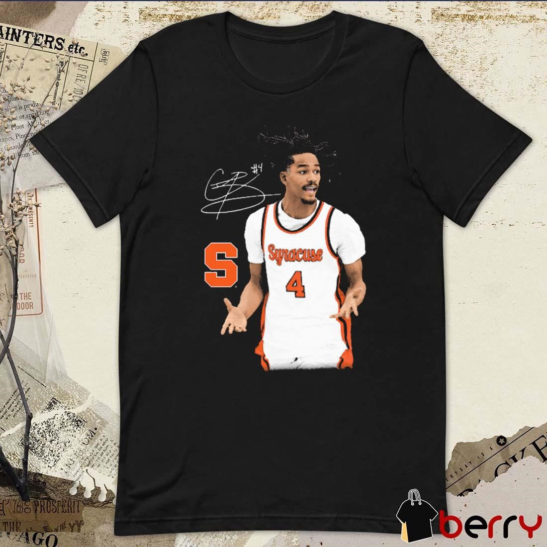 Chris Bell Syracuse Orange Portrait Signature t-shirt