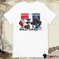 Cincinnati Reds Vs Los Angeles Dodgers 2025 MLB Wild Card Mascots Graphic t-shirt