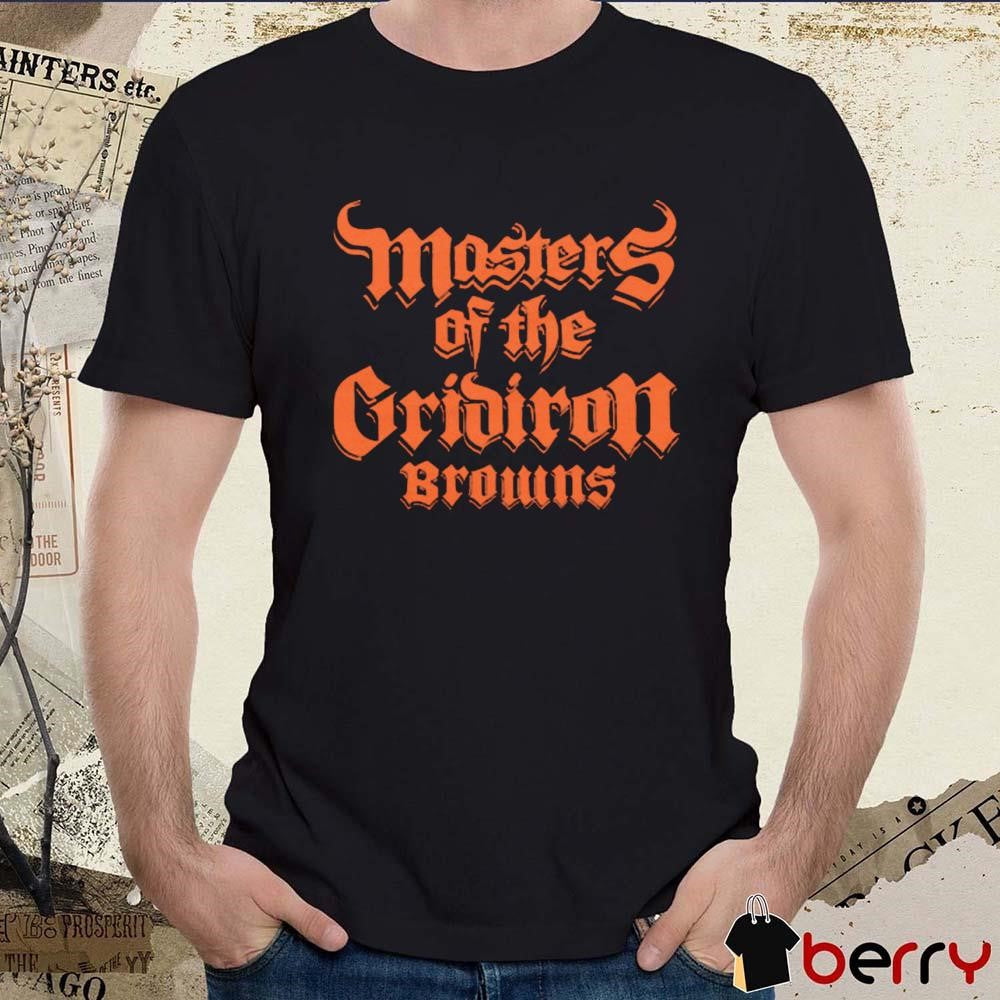 Cleveland Browns Masters Of The Gridiron t-shirt