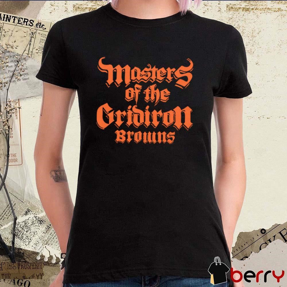 Cleveland Browns Masters Of The Gridiron t-shirt