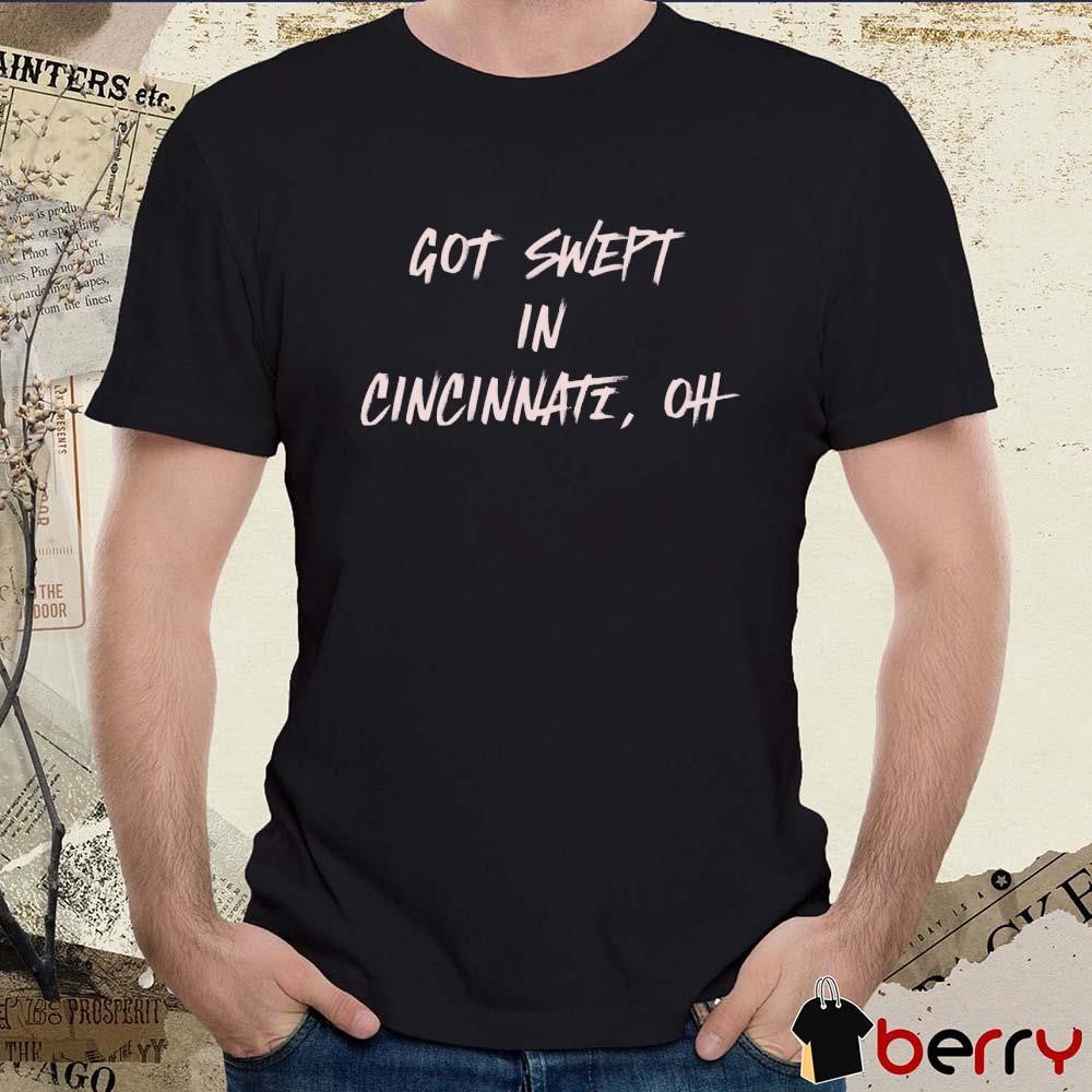 Cleveland Guardians Got Swept In Cincinnati OH t-shirt