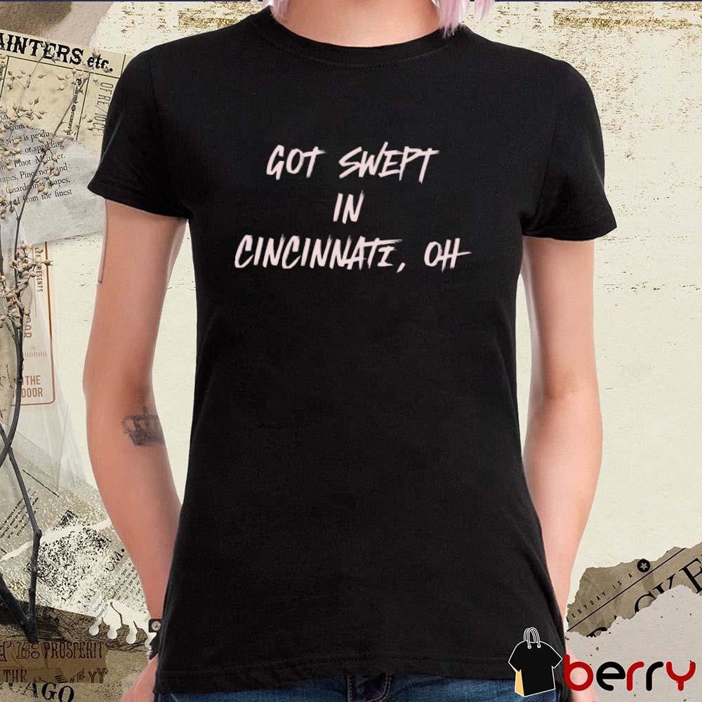 Cleveland Guardians Got Swept In Cincinnati OH t-shirt