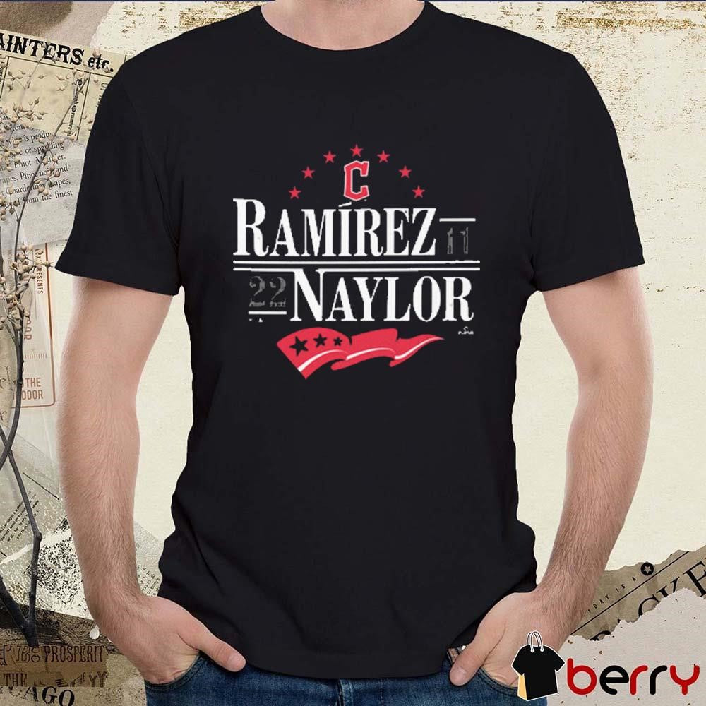 Cleveland Guardians MLB Mult Player 11 Ramírez Naylor 22 t-shirt