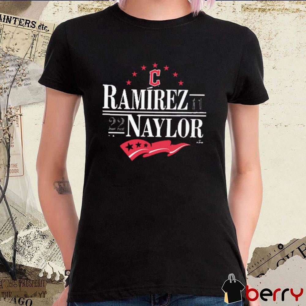 Cleveland Guardians MLB Mult Player 11 Ramírez Naylor 22 t-shirt