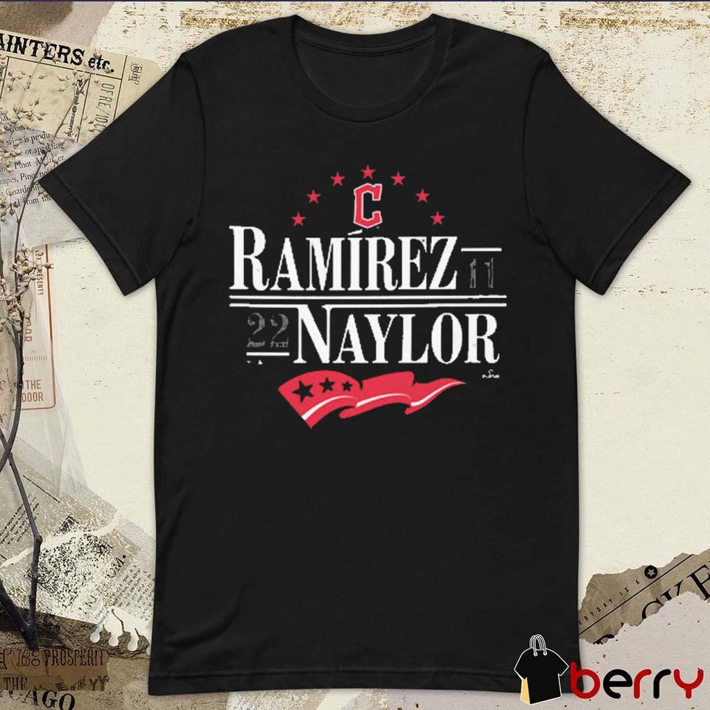 Cleveland Guardians MLB Mult Player 11 Ramírez Naylor 22 t-shirt
