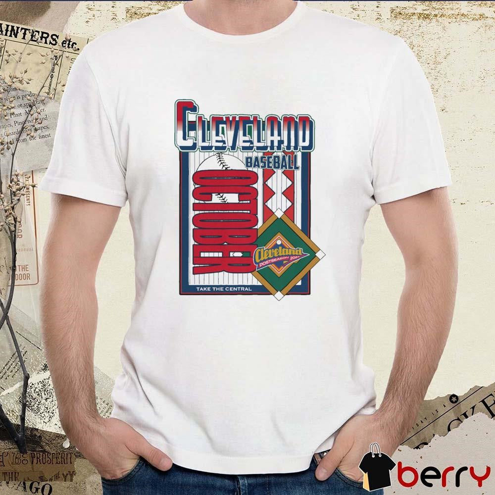 Cleveland Guardians October Baseball Postseason 2024 Take The Central t-shirt