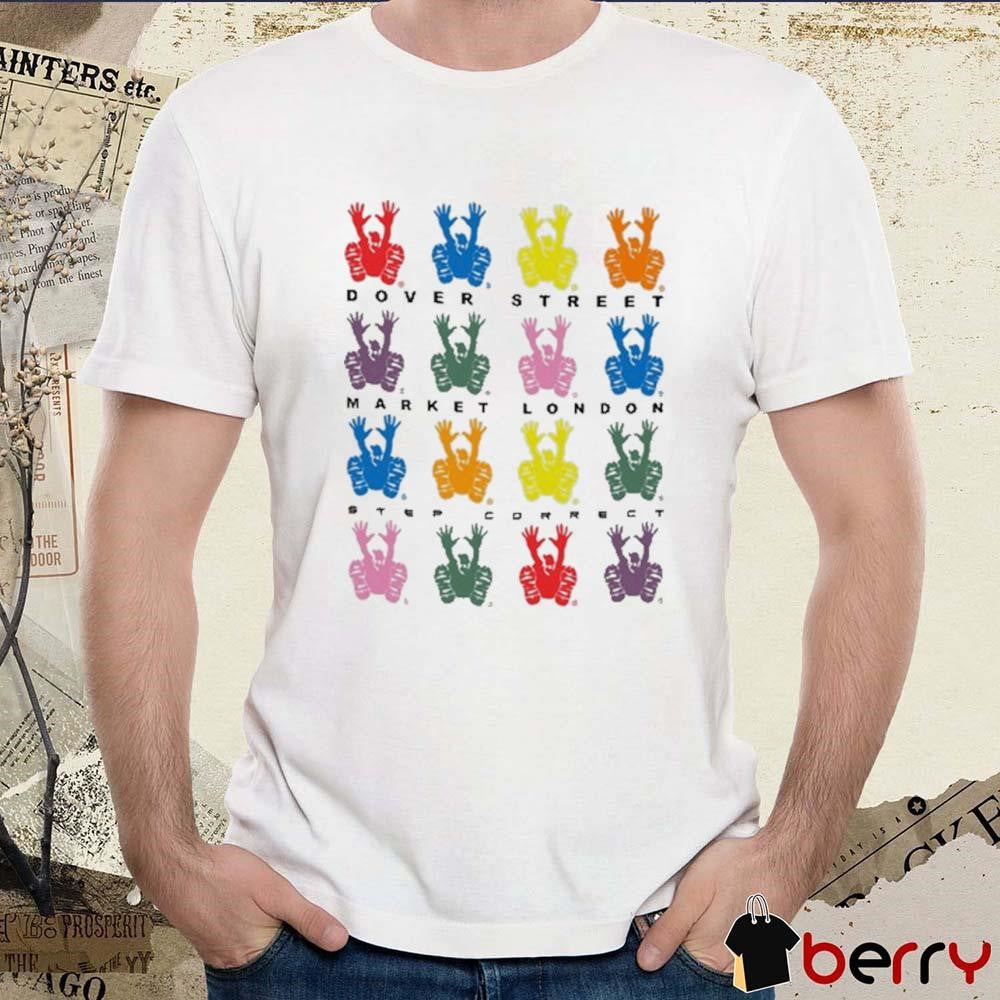 Clints Dover Street Market London Step Correct Stencil t-shirt