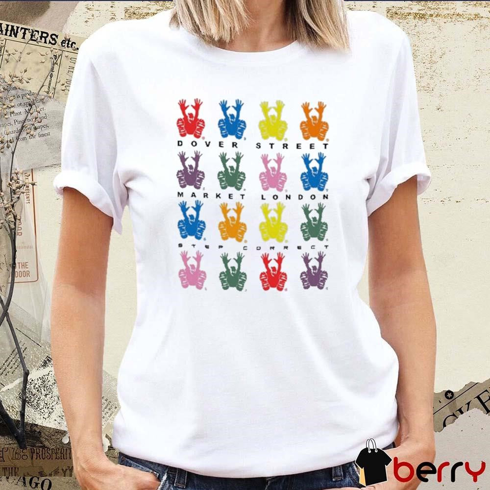 Clints Dover Street Market London Step Correct Stencil t-shirt