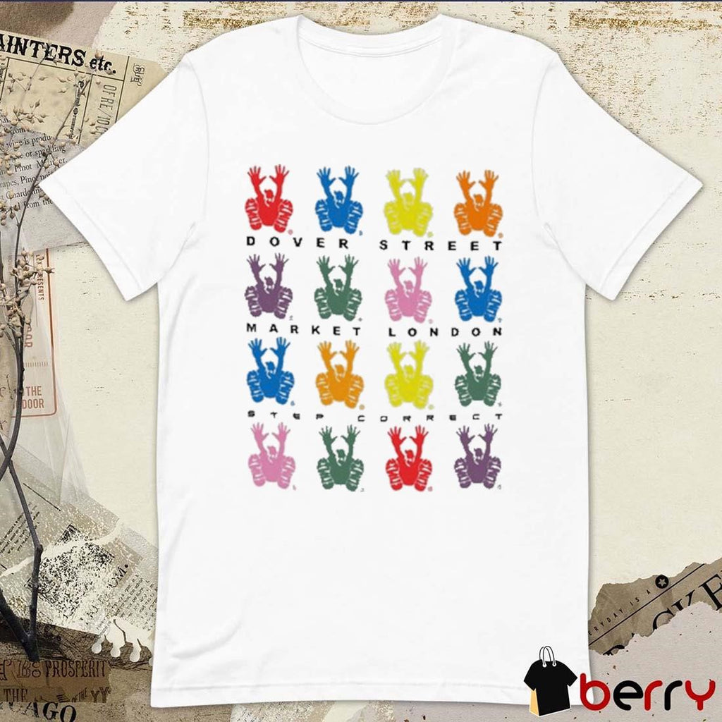 Clints Dover Street Market London Step Correct Stencil t-shirt