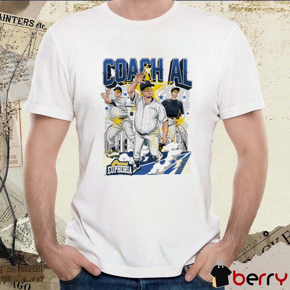 Coach Al New York Yankees MLB Planet Euphoria Artwork t-shirt