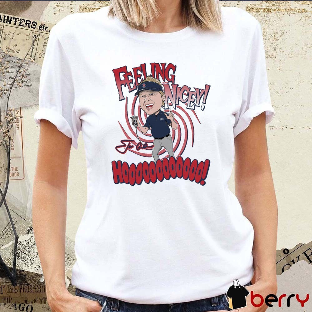 Coach Jon Gruden Feeling Nicey Hoooooooooooo Signature Caricature t-shirt