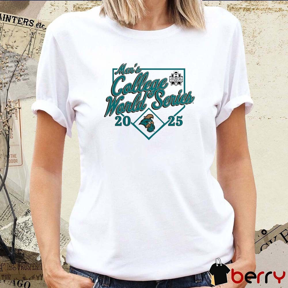 Coastal Carolina Chanticleers 2025 NCAA Baseball Men’s College World Series Bullpen Ace t-shirt