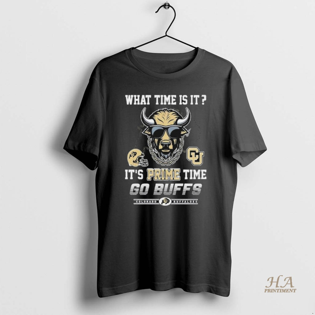 Official Colorado Buffaloes What Time Is It Its Prime Time Go Buffs Mascot