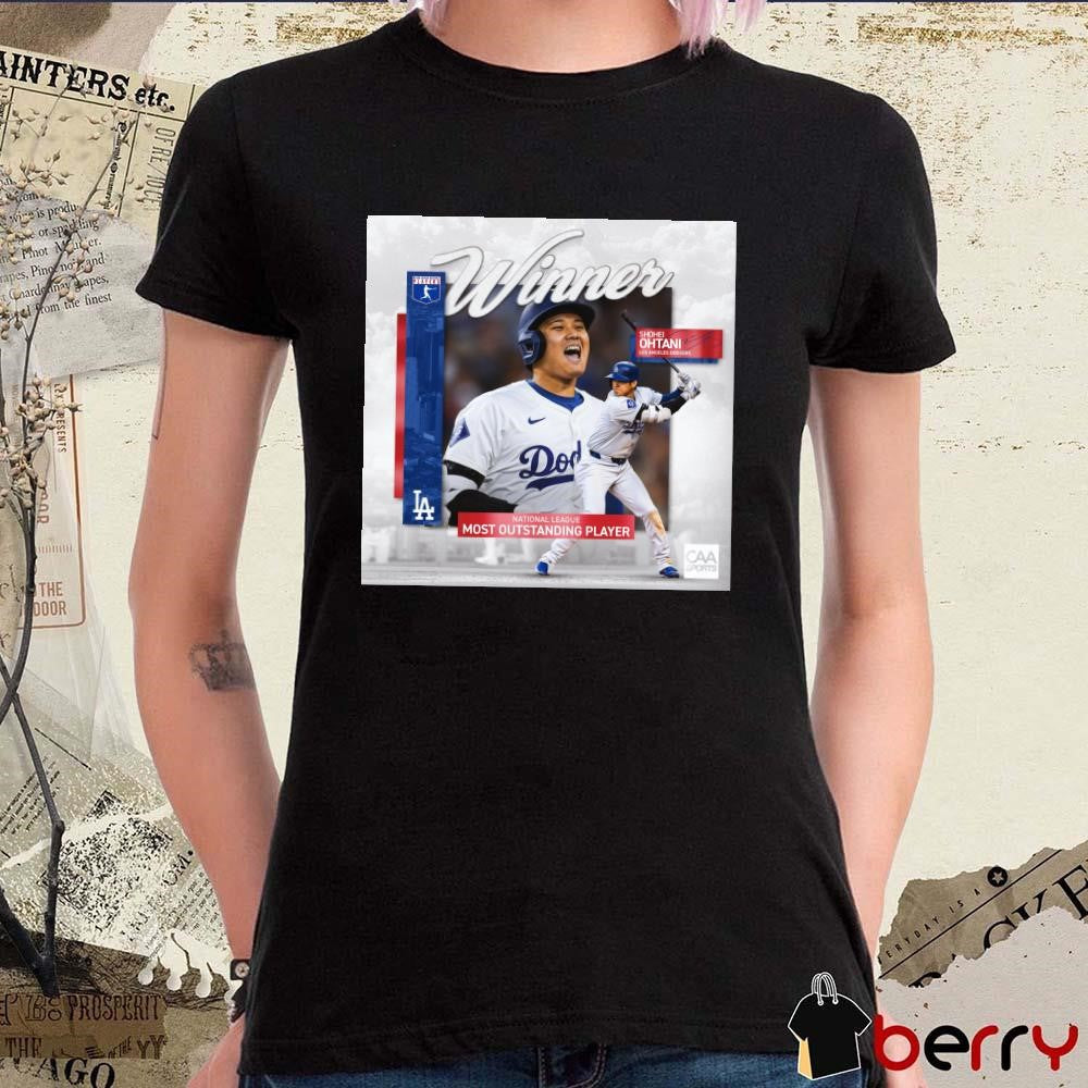 Congratulations to Shohei Ohtani on being selected as the 2024 Players Choice Awards NL Outstanding Player t-shirt