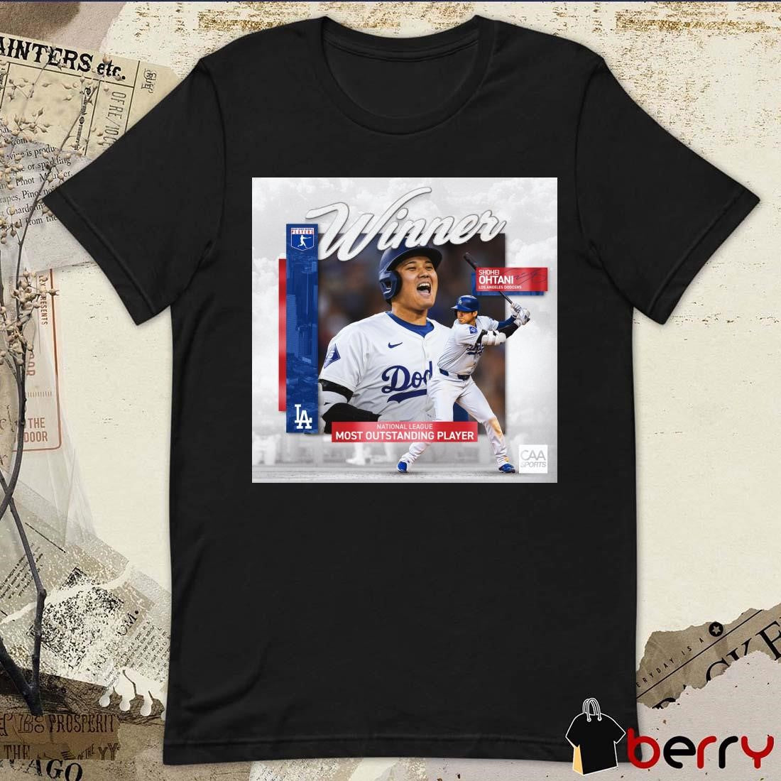 Congratulations to Shohei Ohtani on being selected as the 2024 Players Choice Awards NL Outstanding Player t-shirt