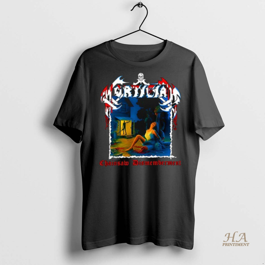 Official Corticia Chainsaw Dismemberment Tracklist Shirt