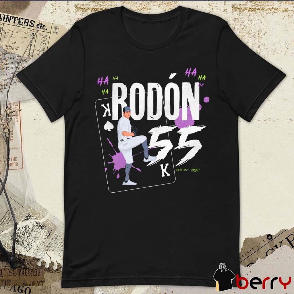 Cr Comics Carlos Rodón #55 Ha Ha Ha New York Yankees MLB t-shirt