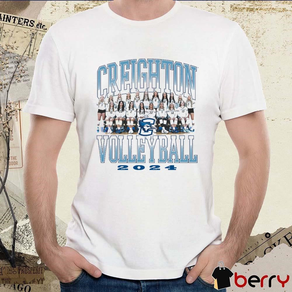 Creighton Women’s Volleyball Team 2024 t-shirt