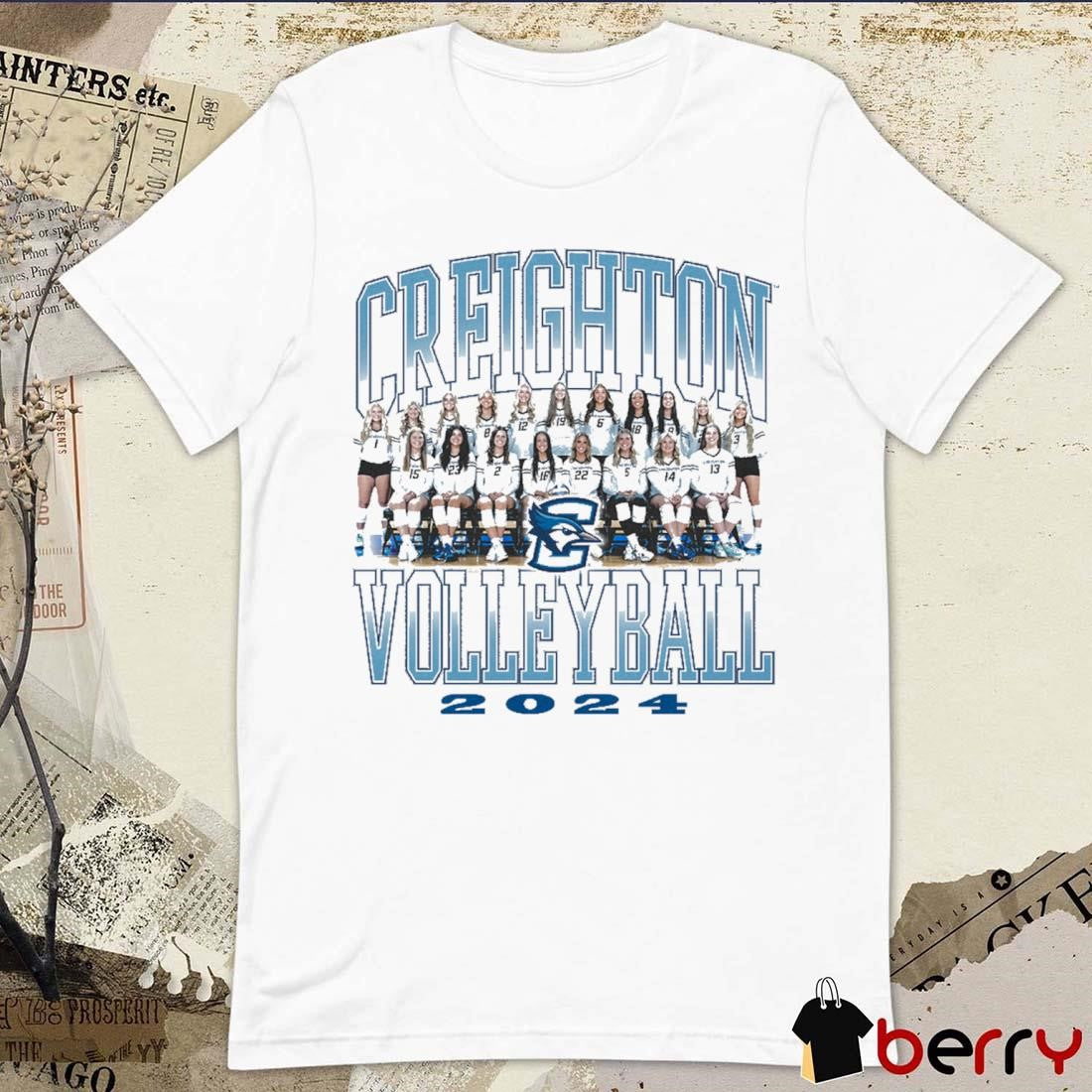 Creighton Women’s Volleyball Team 2024 t-shirt