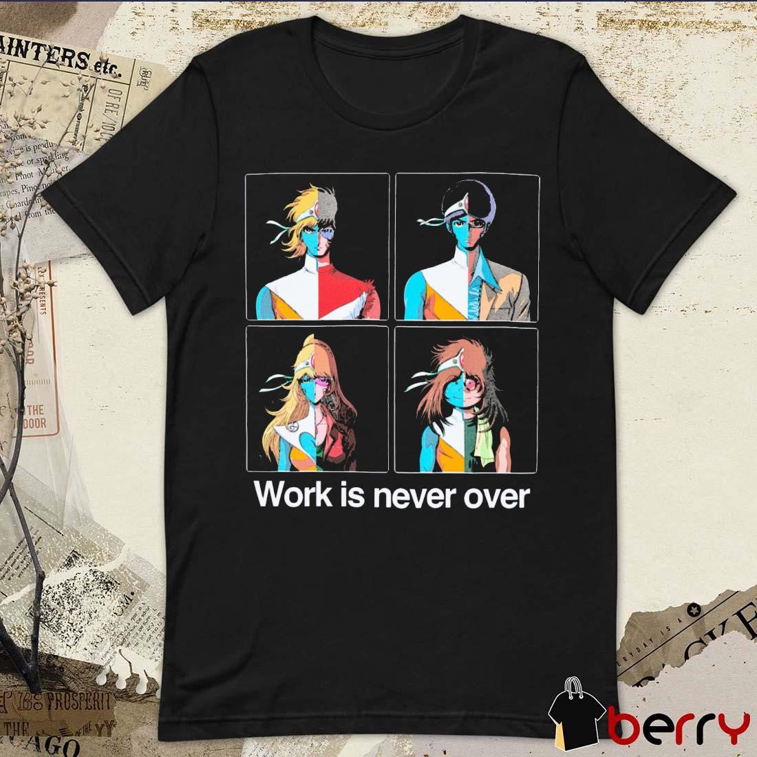 Crescendolls Work Is Never Over Daft Punk t-shirt