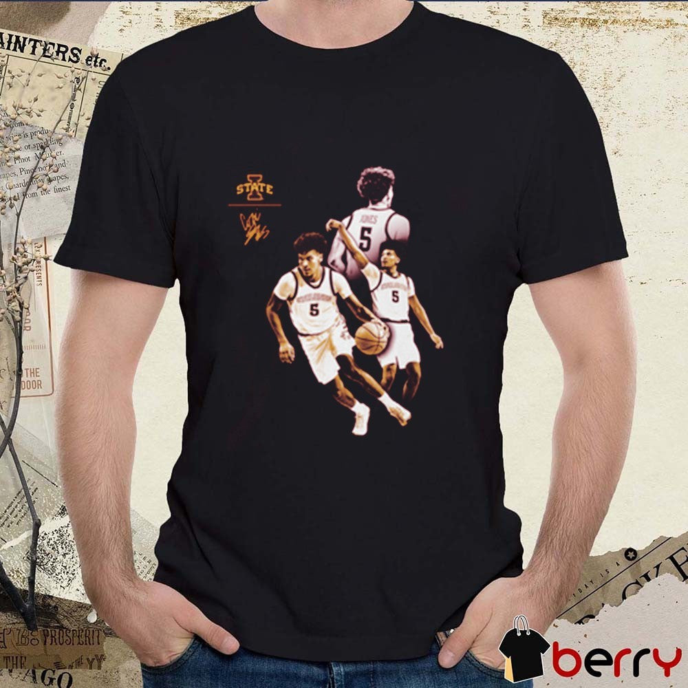 Curtis Jones Baller Iowa State Cyclones Basketball NCAA March Madness 2025 Signature Graphic t-shirt