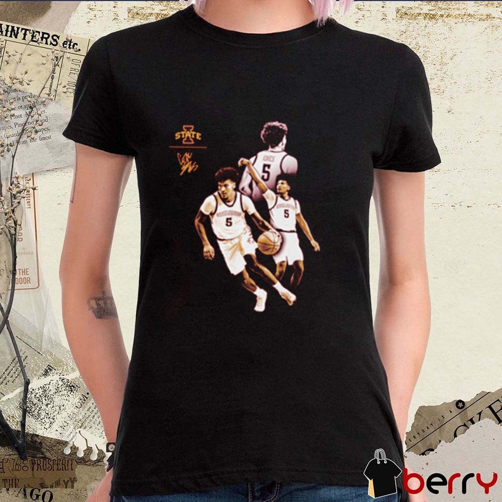 Curtis Jones Baller Iowa State Cyclones Basketball NCAA March Madness 2025 Signature Graphic t-shirt